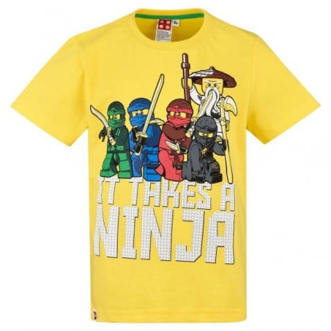 Tričko Lego Ninjago KR žluté