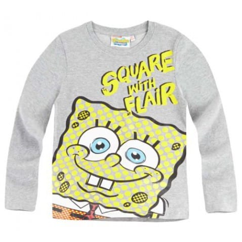 Tričko Sponge Bob DR šedé