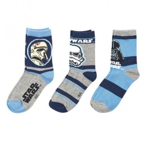 Ponožky Star Wars 3pack modré