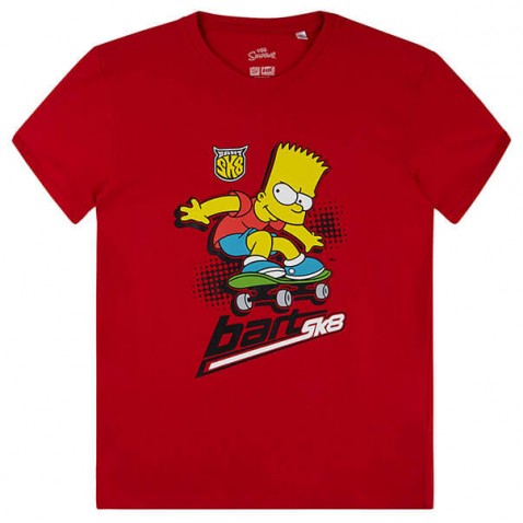 Tričko Bart Simpson KR červené