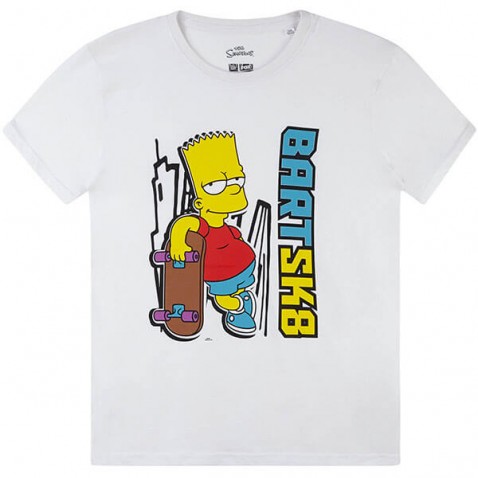 Tričko Bart Simpson KR bílé