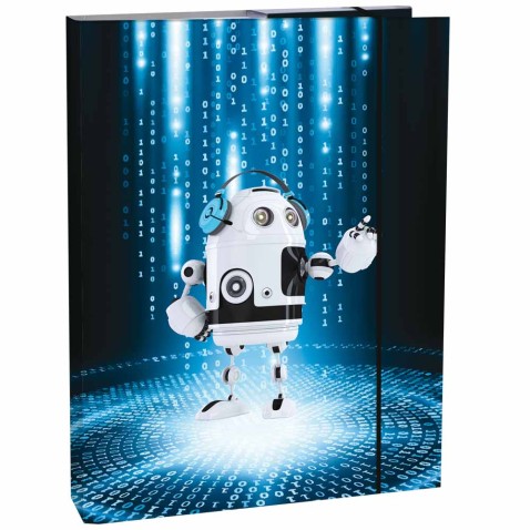 Desky na sešity A4 Funny Robots
