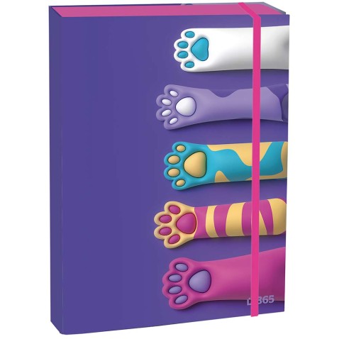 Box na sešity s klopou A4 Paws