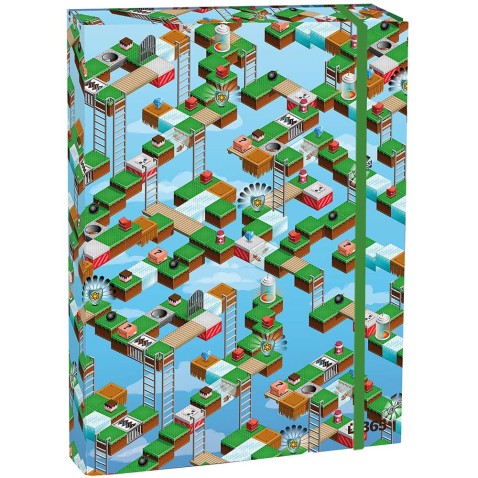 Box na sešity s klopou A4 Games