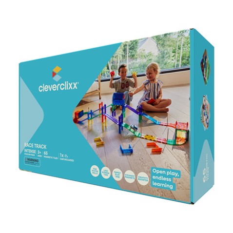 Cleverclixx – Magnetická závodní dráha Intense – 65 ks