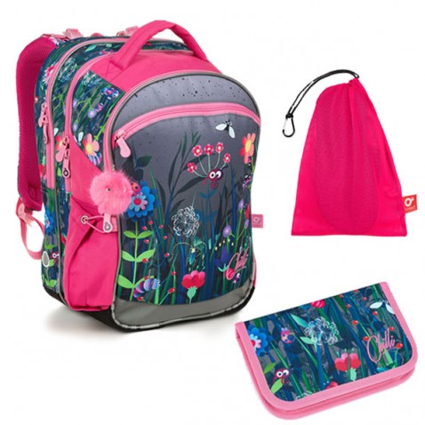 Školní batoh Topgal COCO 19002 G SET MEDIUM