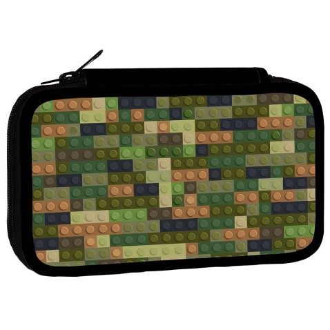 Školní penál třípatrový Cubes