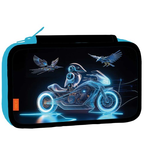Třípatrový penál Stil Robotbirds