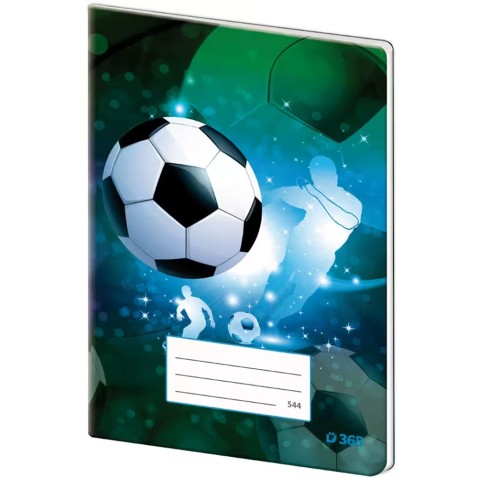 Školní sešit 544Football s okrajem