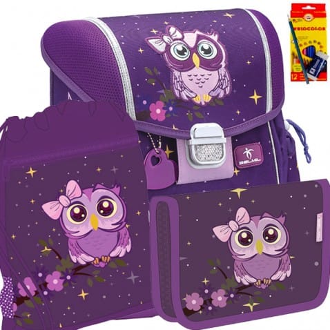 Školní batoh BELMIL 403-13 Owl - SET
