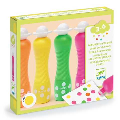 Ergonomické dětské fixy - neonové - 4 ks