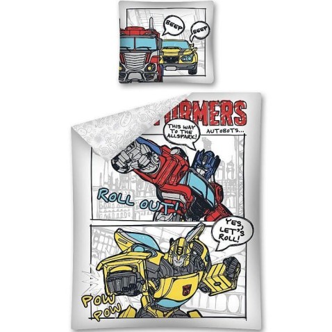 Povlečení Transformers komiks 140x200, 70x80
