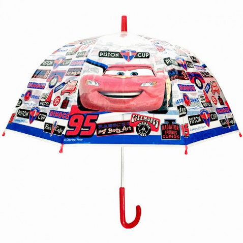 Deštník Cars průhledný