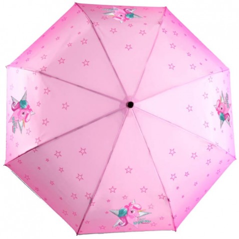 Dětský skládací deštník Jednorožec růžový