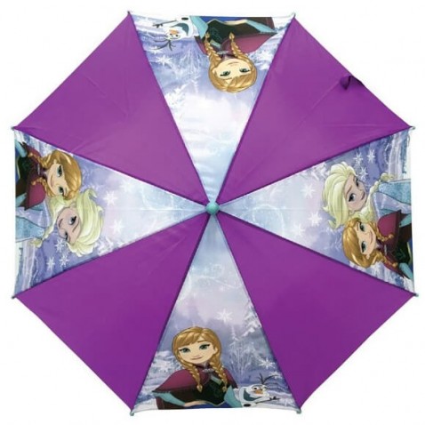 Deštník Ledové Království fialový