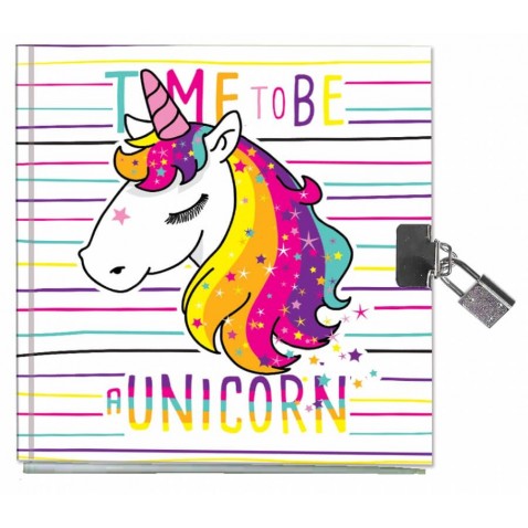 Deník se zámkem Unicorn