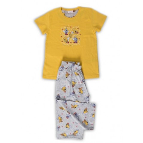 Dětské pyžamo kapri Čmelda žluté