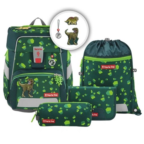 Aktovka Step by Step Dino Targo SPACE - 5dílný set