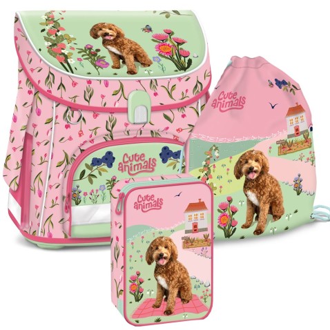 Aktovka Ars Una Doggie magnetic, 3dílný set