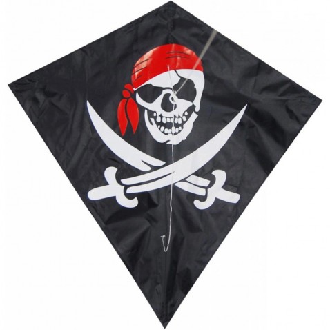Drak textilní Pirát 82x88 cm