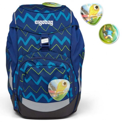 Školní batoh Ergobag prime Zig Zag Modrý 2021