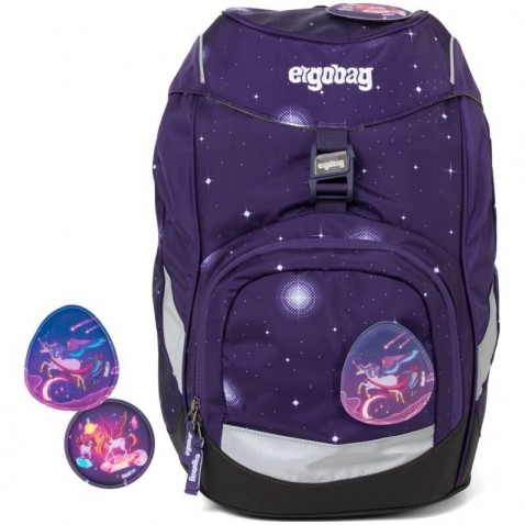 Školní batoh Ergobag prime Galaxy fialový 2021