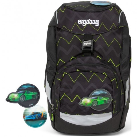 Školní batoh Ergobag prime Černý Zig Zag 2020