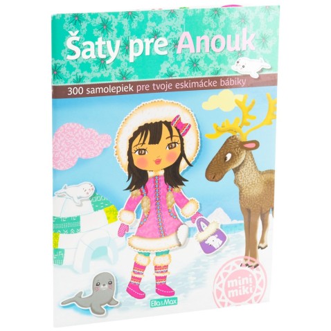 Šaty pro Anouk - kniha samolepek