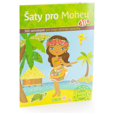 Šaty pro Moheu - kniha samolepek