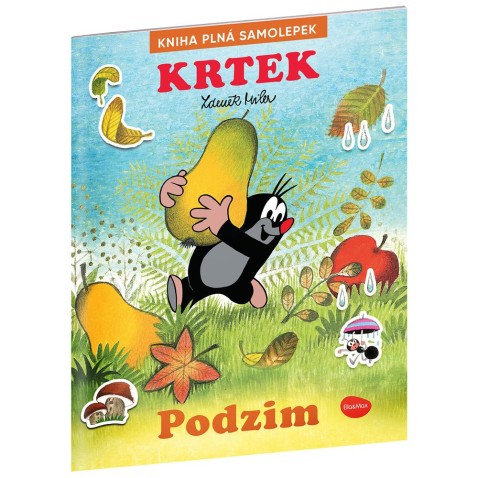 Krtek a podzim - kniha samolepek