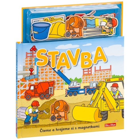 Stavba - knížka s magnetkami