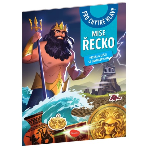 Mise Řecko - pátrej a lušti se samolepkami