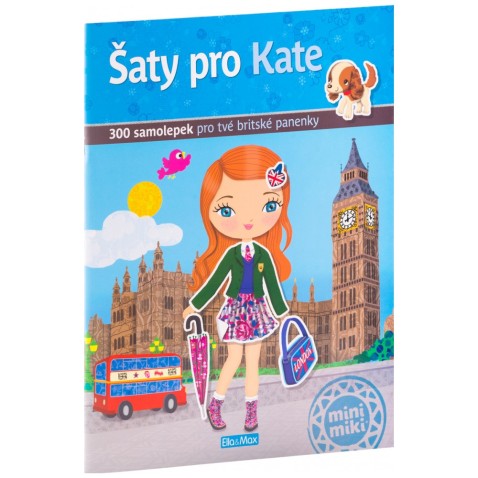 Šaty pro Kate - kniha samolepek