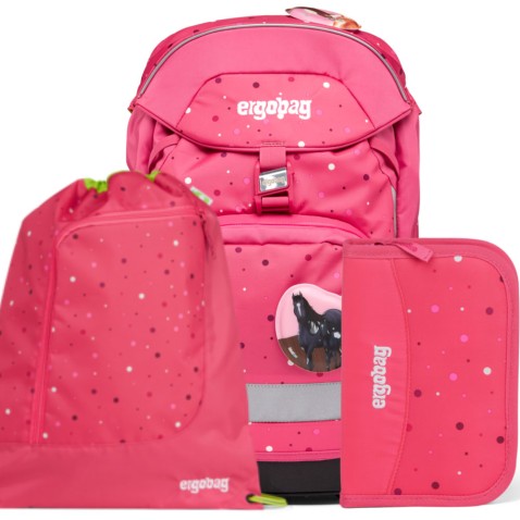 Školní batoh Ergobag prime Pink confetti 2023 SET