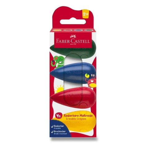 Faber-Castell - voskové pastelky do dlaně - 4 barvy