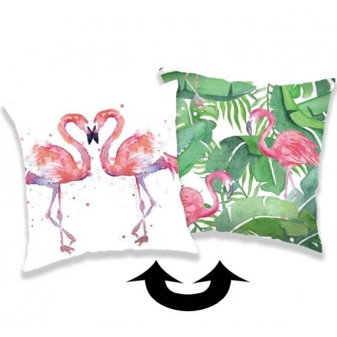 Polštář s flitry Flamingo