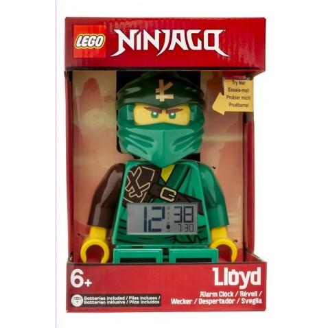 LEGO Ninjago Lloyd - hodiny s budíkem