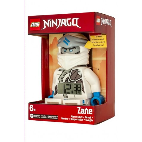 LEGO Ninjago Zane - hodiny s budíkem