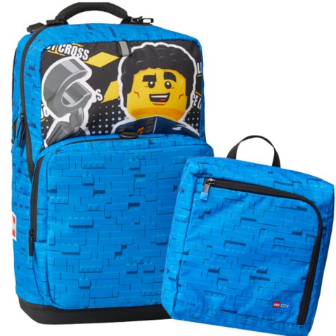 Školní batoh LEGO CITY Police Adventure Optimo Plus 2dílný set