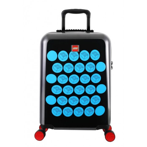 Kufr LEGO ColourBox Brick Dots modrý