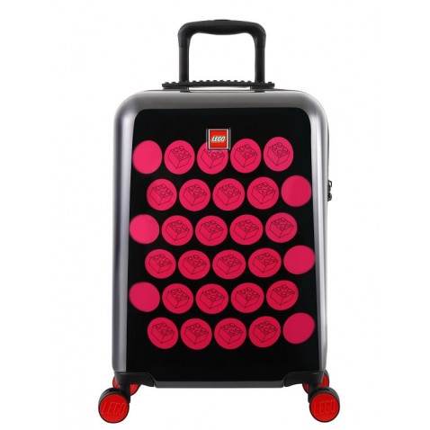 Kufr LEGO ColourBox Brick Dots růžový