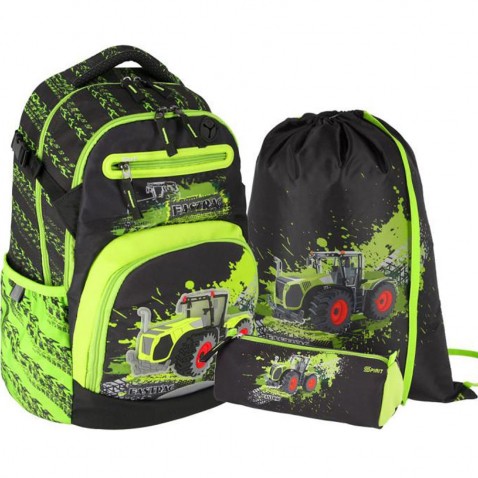 Školní batoh SPIRIT Zero Traktor SET