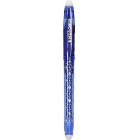 Gumovací pero Tiptop modré