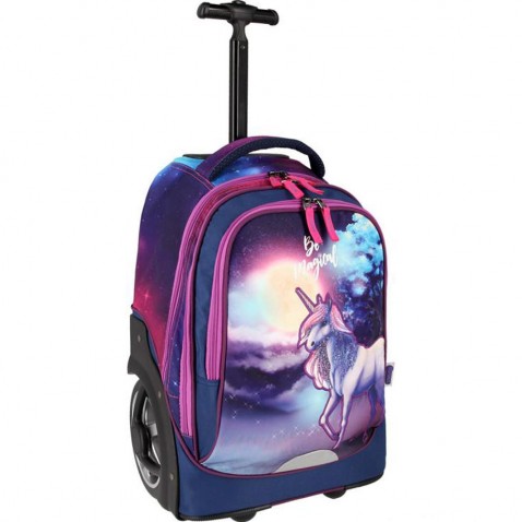 Školní batoh SPIRIT Trolley Be Magical 04 na kolečkách
