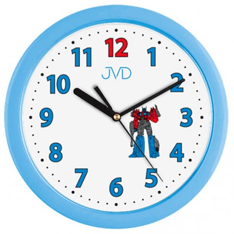 Dětské nástěnné hodiny JVD Robot