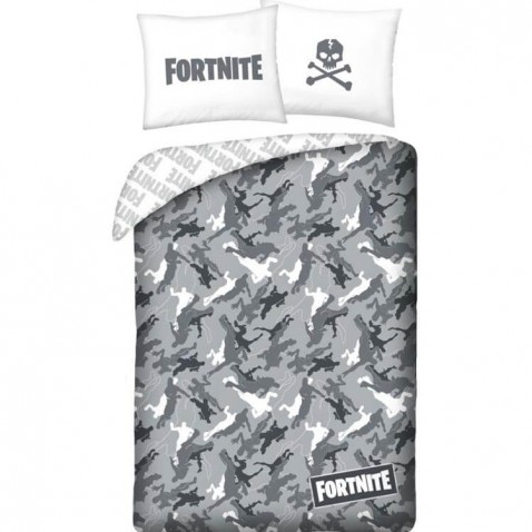 Povlečení Fortnite šedé