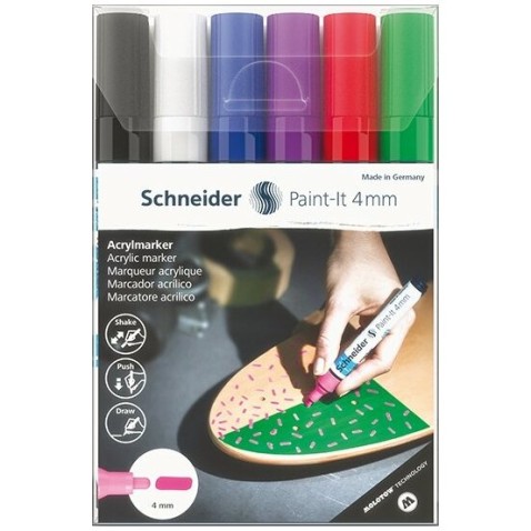Fix akrylový Schneider Paint-It 320 sada V1 6ks