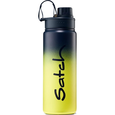 Kovová lahev Satch, 500 ml – Blue Graffiti 2025