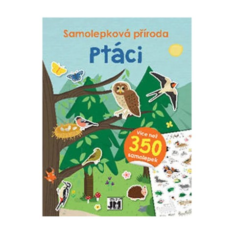 Ptáci - samolepková příroda