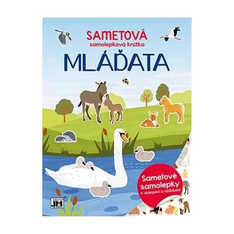 Sametová samolepková knížka - Mláďata